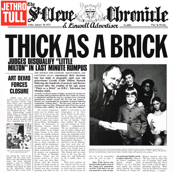 Jethro Tull - Thick As A Brick (Steven Wilson Mix)