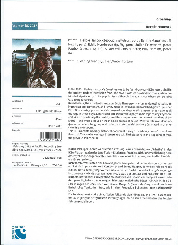 Herbie Hancock - Crossings